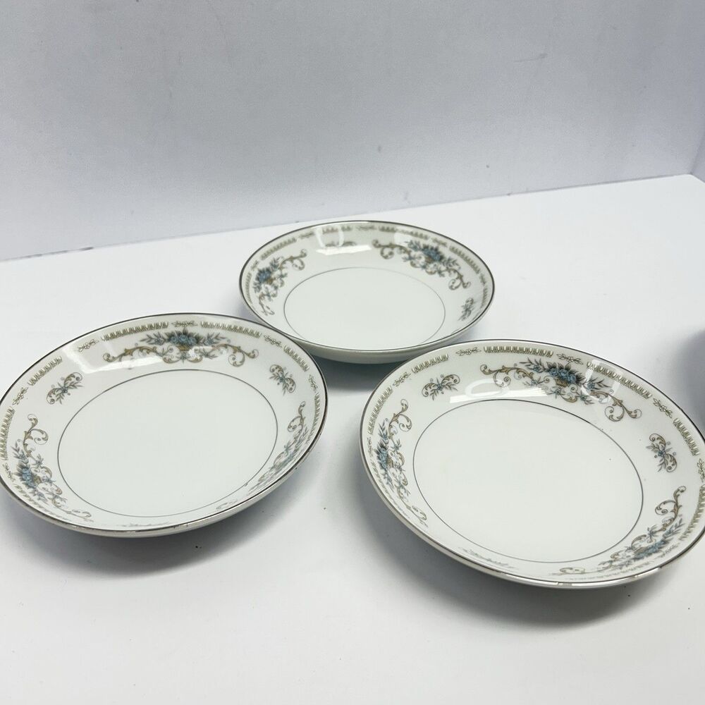 3 Vintage Wade Fine China of Japan DIANE Fruit Dessert Berry Bowls 5.5